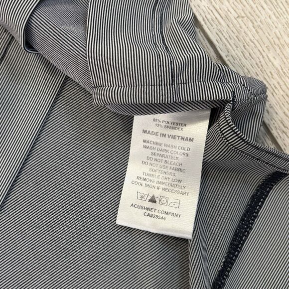 Footjoy Golf Polo Shirt Mens Large Colorblock Blue Yellow Black Athletic Casual - Picture 7 of 8